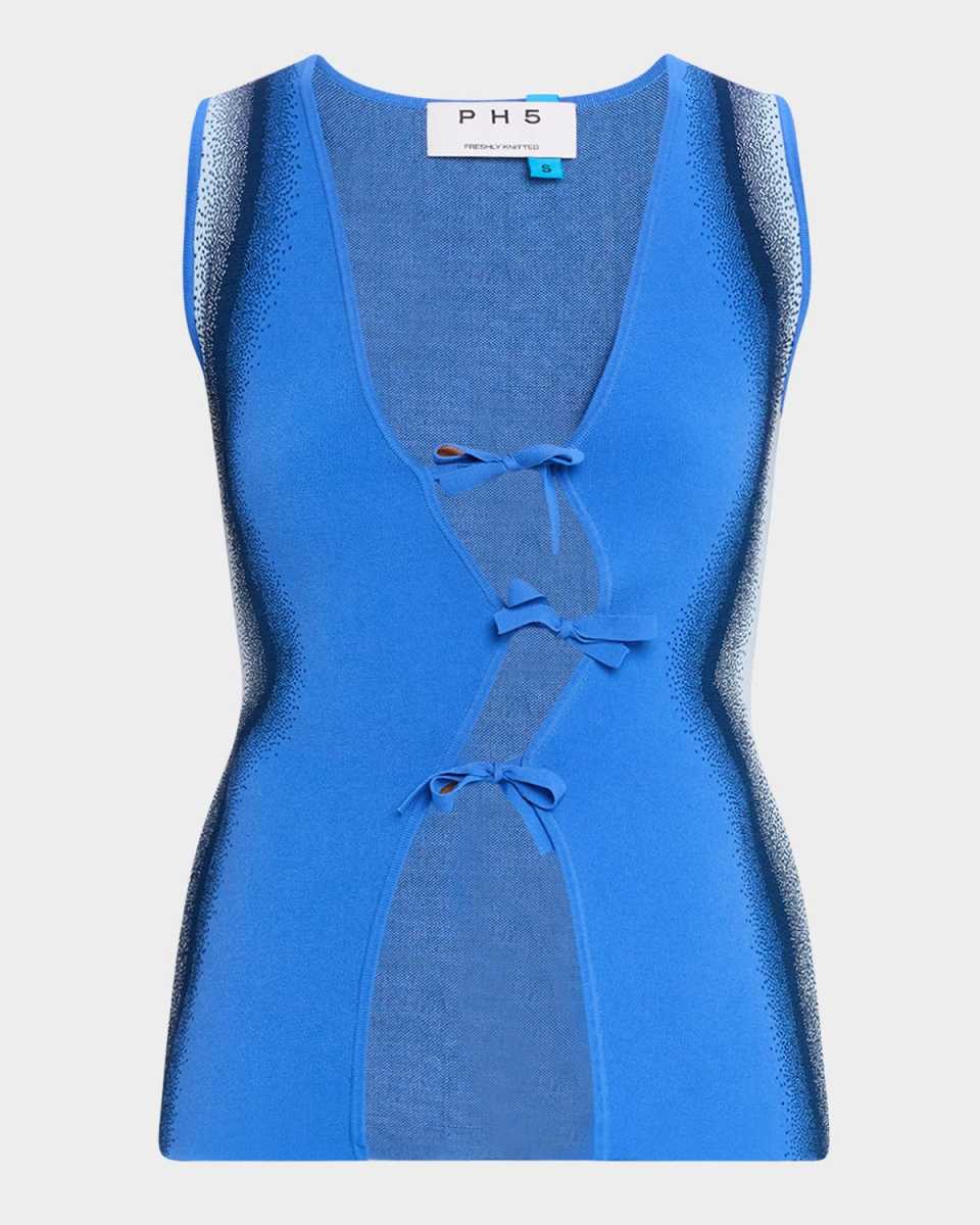 Nova Tie-Front Knit Vest